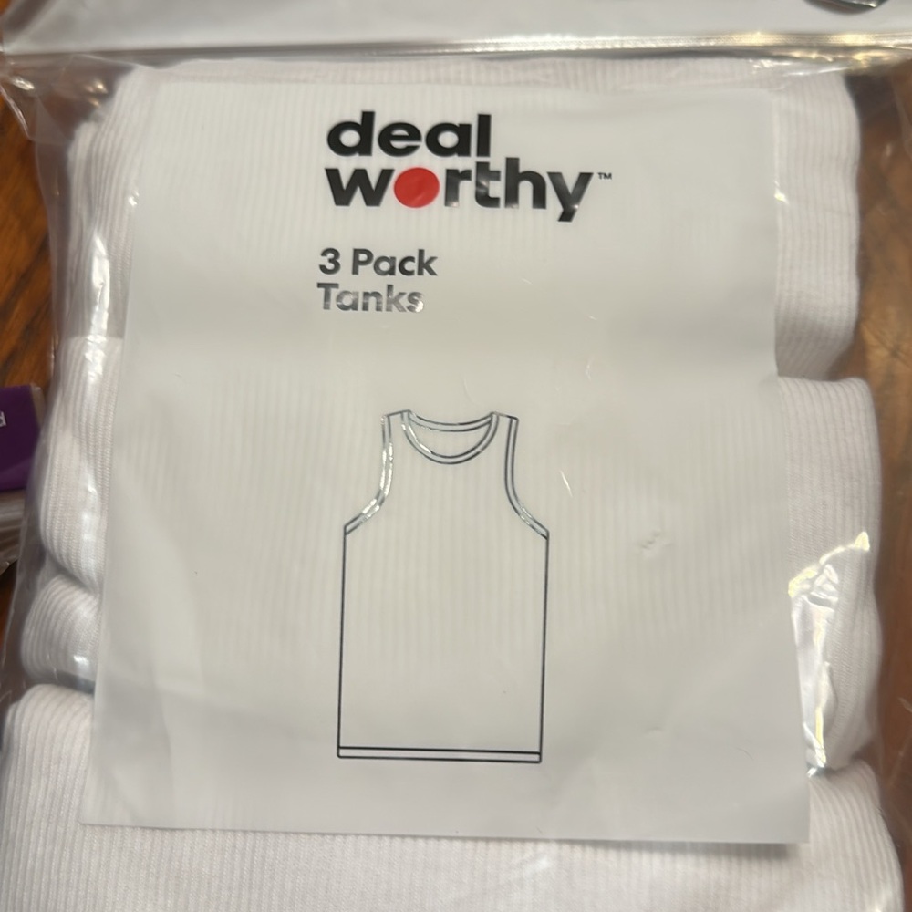 Men's White Tank Tops - 3 Pack